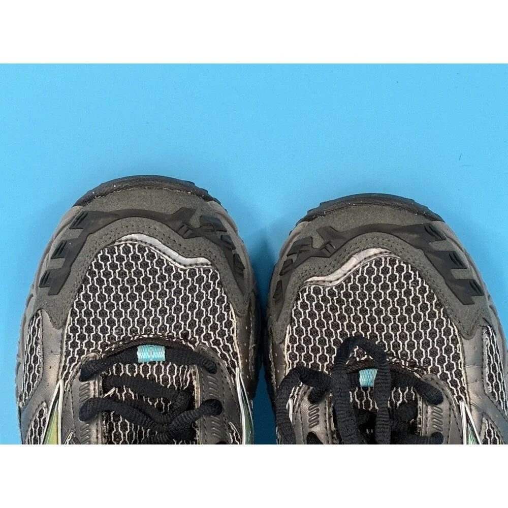 Mizuno Wave Ascend 4 Womens 7.5 EU 38 Black Blue Trail Running Shoes 410353